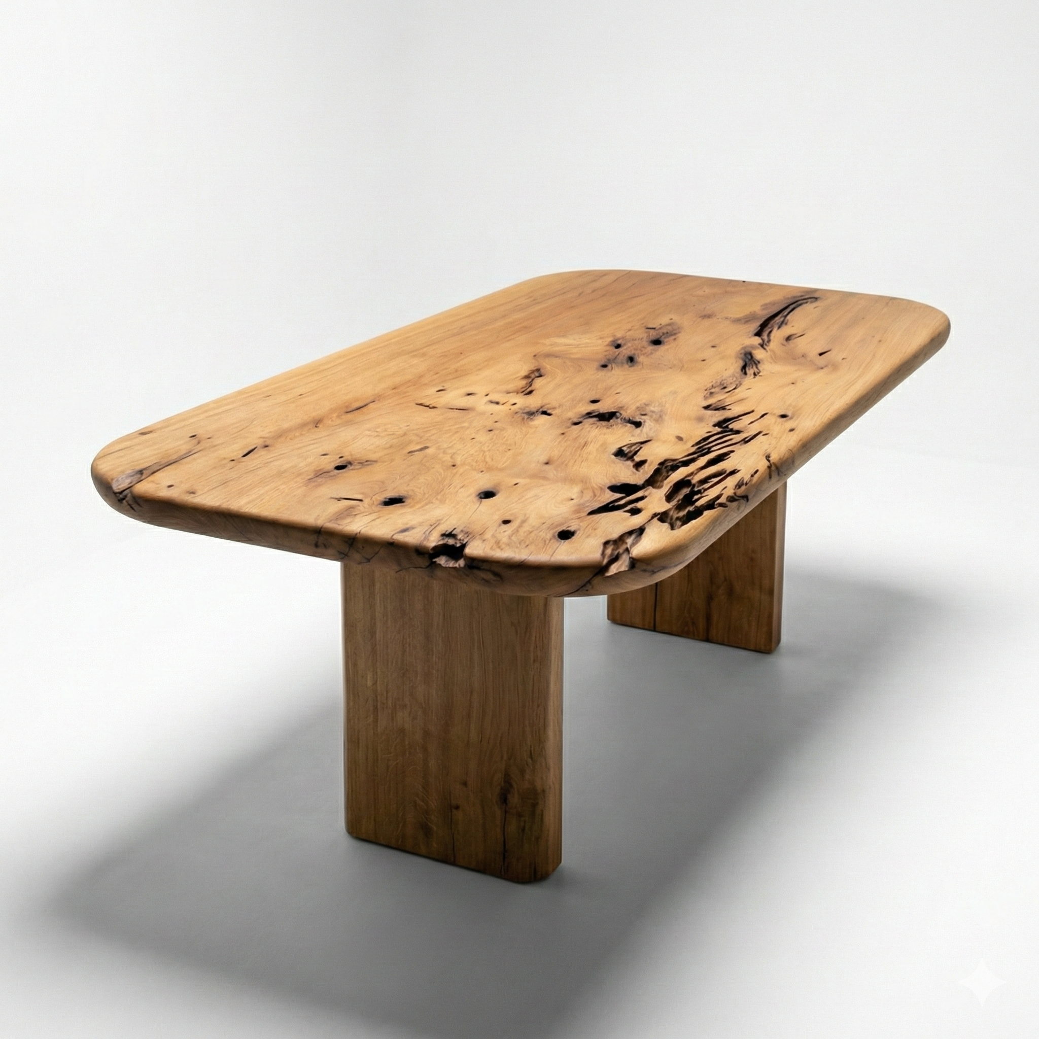 mesa organica 6 lugares madeira maciça pronta entrega mesa geometric arboreal