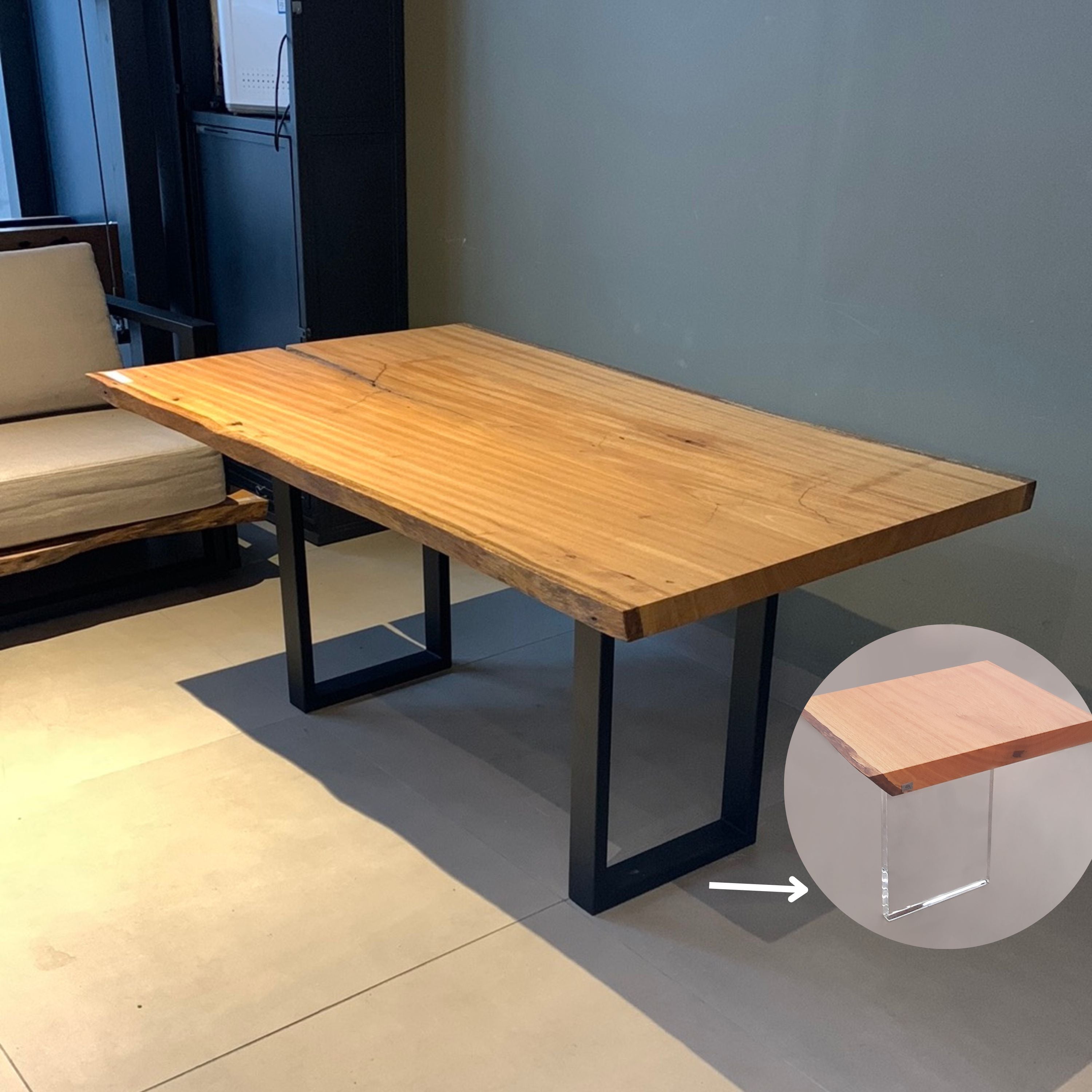 Mesa Madeira Maciça - 97 x 160 cm