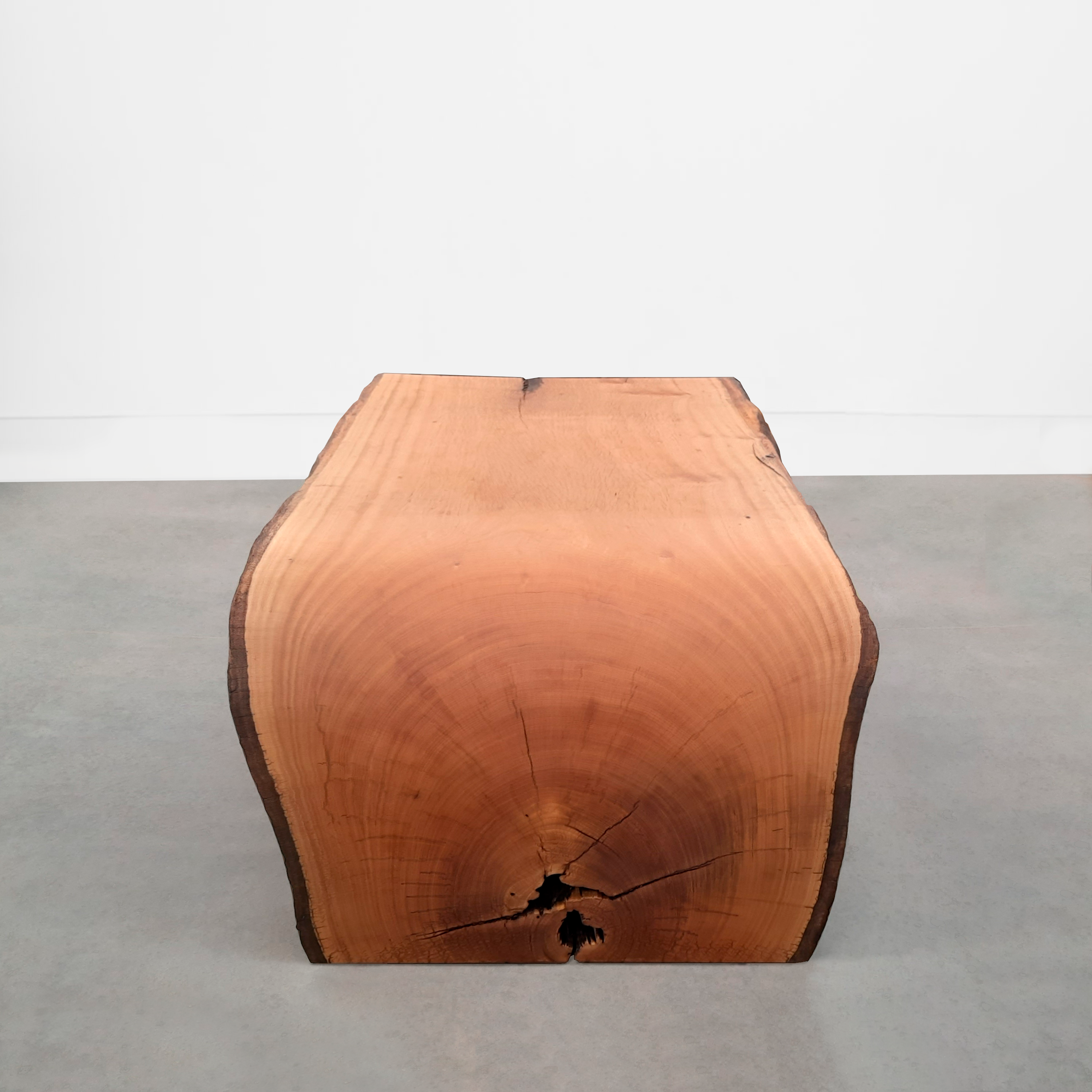 mesa de madeira cascata