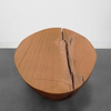 mesa de centro madeira organica